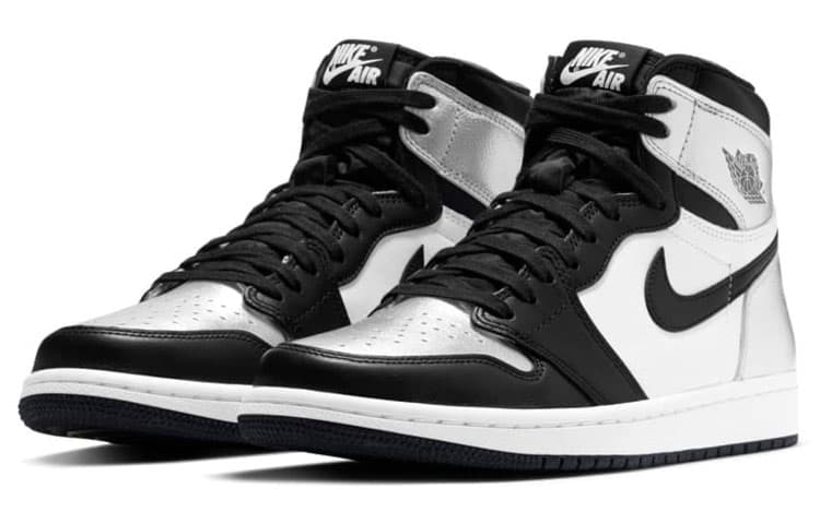 Ретро баскетбольные кроссовки Jordan Air Jordan 1 High OG Retro "Silver Toe" - изображение 3