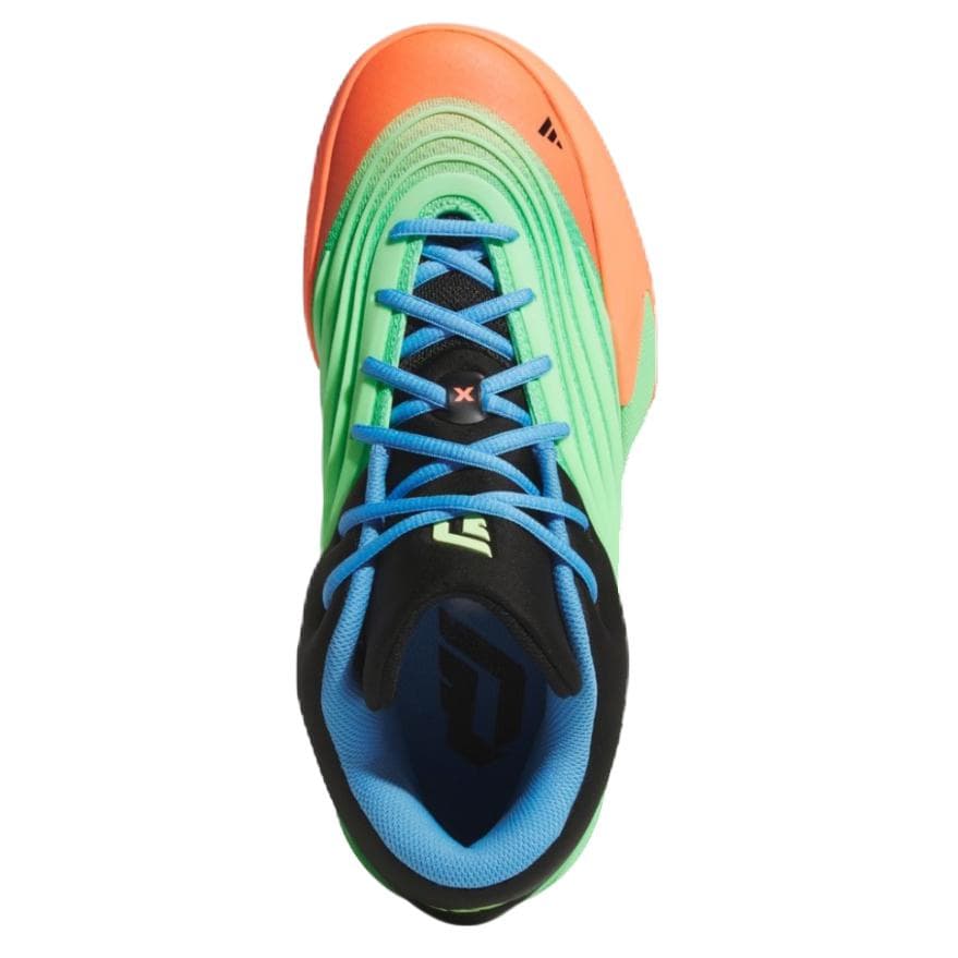 Кроссовки для баскетбола Adidas Dame 10 Противоскользящие Устойчивые к истиранию Низкие Баскетбольные кроссовки Унисекс Зеленый Черный - изображение 5