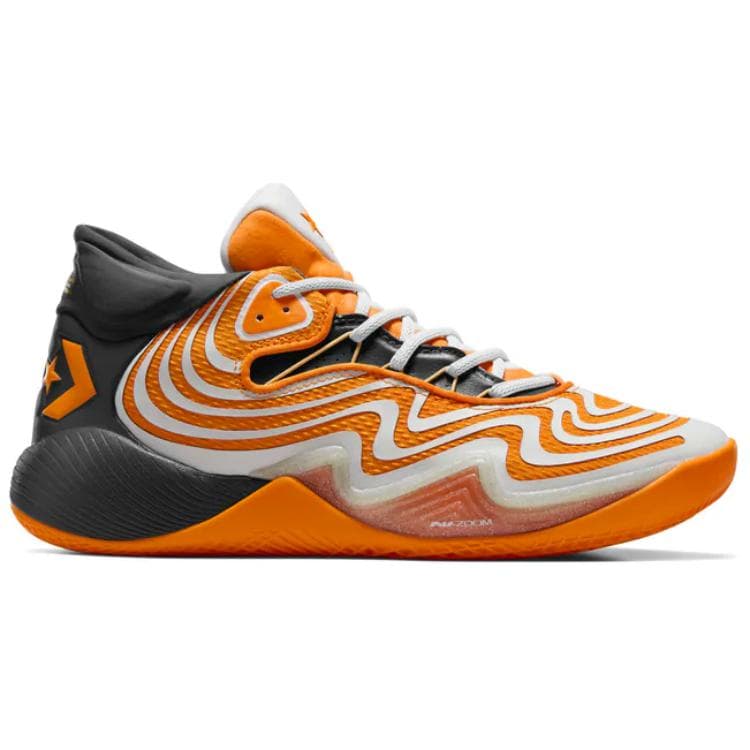 Кроссовки для баскетбола Converse All Star BB Shift CX Универсальные удобные противоскользящие дышащие с хорошей фиксацией мид-топ баскетбольные кроссовки унисекс фиолетово-оранжевые - изображение 2