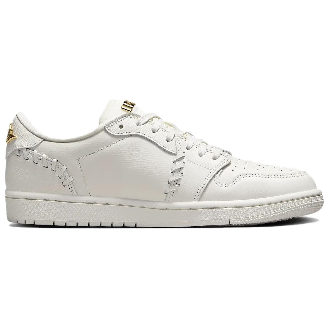Ретро баскетбольные кроссовки Jordan Air Jordan 1 Low White Gold — фото 2