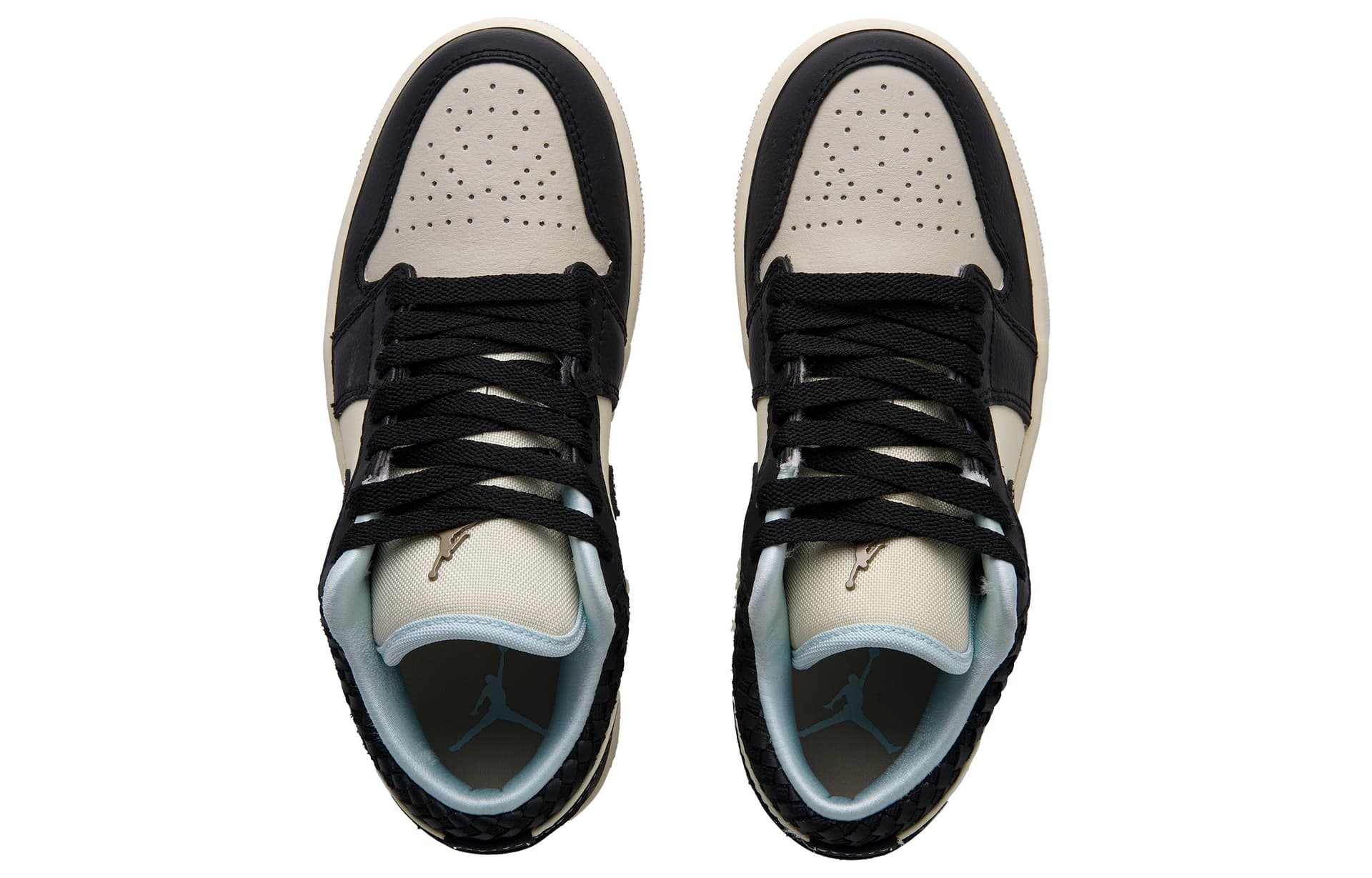 Ретро баскетбольные кроссовки Jordan Air Jordan 1 "Weave Panda" — фото 4