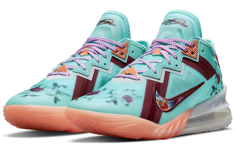 Кроссовки для баскетбола Nike Lebron 18 Low EP "Floral" - изображение 3
