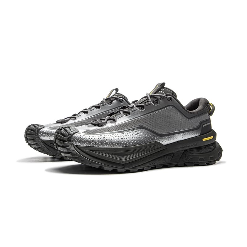 Кроссовки Li NING Outdoor CounterFlow Xingchuan Дышащий Low Топ Поход Обувь Унисекс Серебряный - изображение 3
