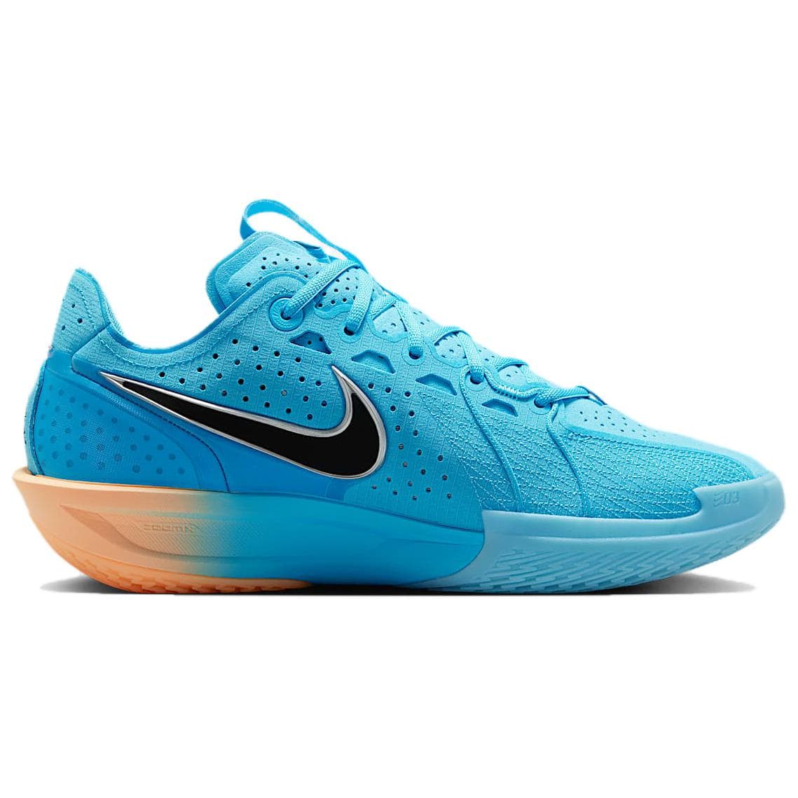 Кроссовки для баскетбола Nike G.T. Cut 3 Противоскользящие Устойчивые к истиранию Низкие Баскетбольные кроссовки Мужские Синий Черный - изображение 2