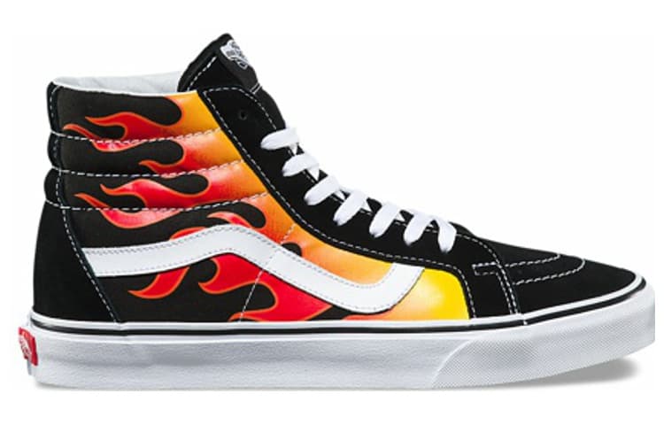Кроссовки Vans SK8 High Black Yellow Red - изображение 2