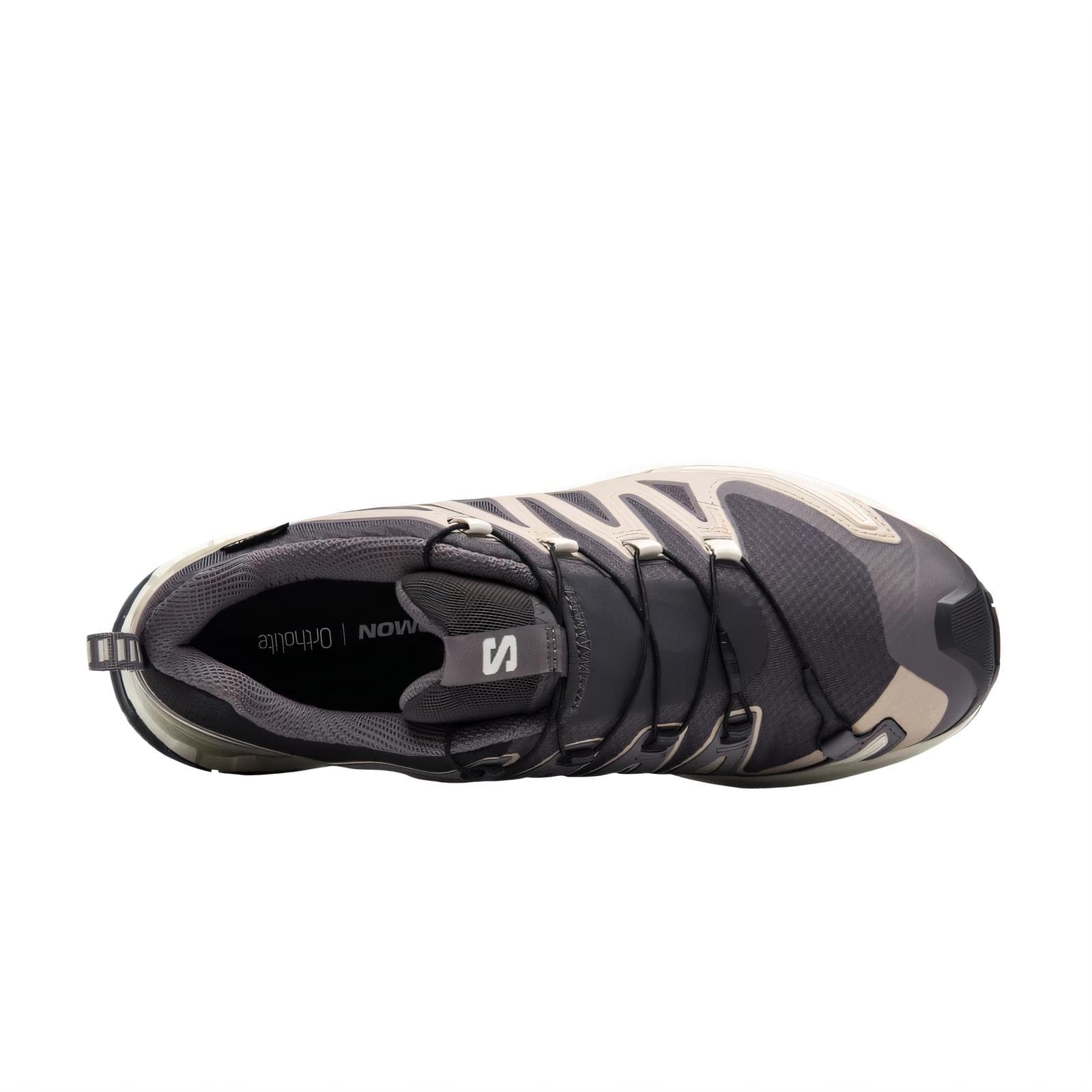 Кроссовки SALOMON XA Pro 3D V9 Ткань Дышащий Водонепроницаемый Low Топ Походная обувь Женские Темно-серый Черный - изображение 3