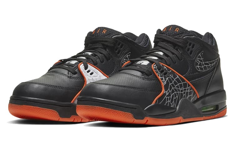 Кроссовки для баскетбола Nike Air Flight 89 QS Black Orange - изображение 3