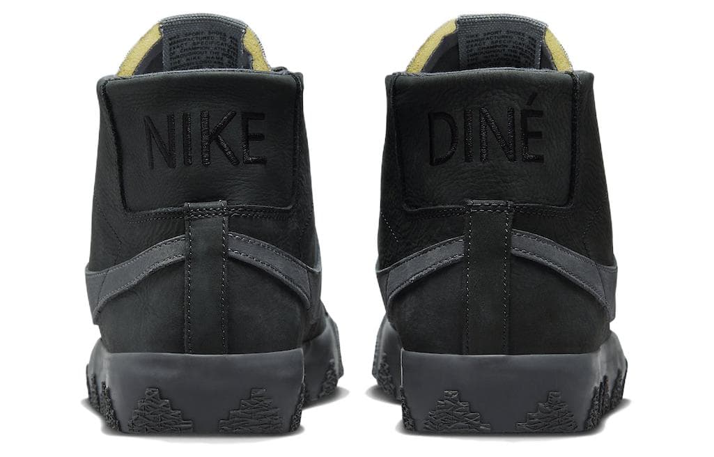Кроссовки Di'Orr Greenwood X Nike SB Zoom Blazer Антислиповый MID Скейтборд Обувь Мужская Серый - изображение 5