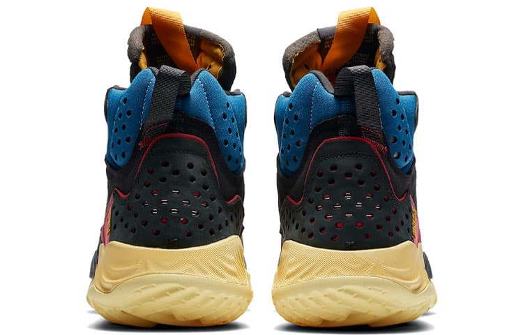 Кроссовки для баскетбола Union LA x Air Jordan Mid SP "Off Noir" - изображение 5