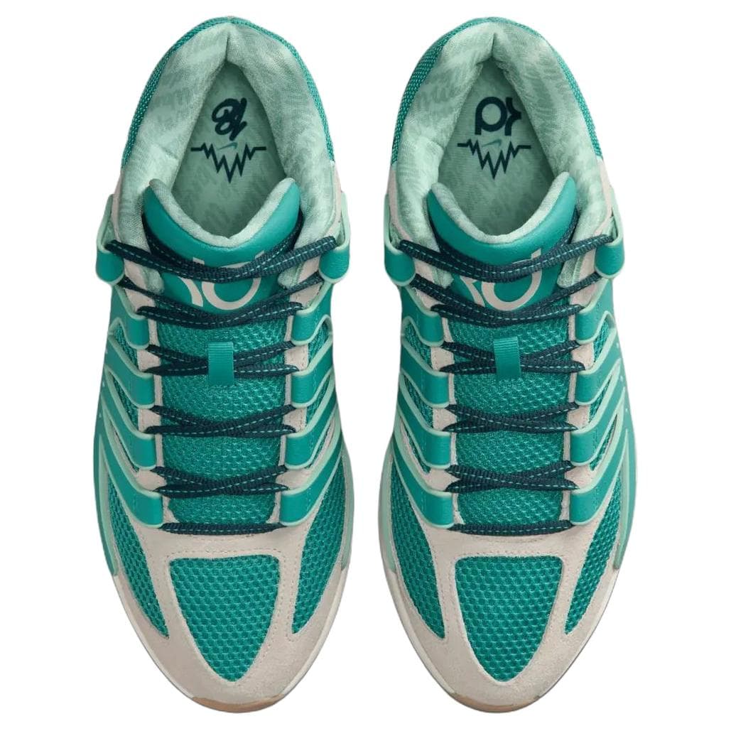 Кроссовки для баскетбола Nike KD 18 Дышащая Поддержка Отскок Дышащая Поддержка Отскок Баскетбольные Кроссовки Мужские Зеленые - изображение 4