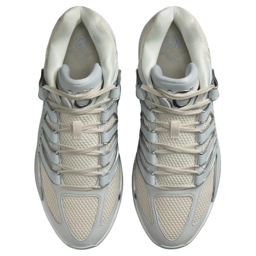 Кроссовки для баскетбола Nike KD 18 Противоскользящие Устойчивые к износу Низкие Баскетбольные кроссовки Мужские Серый Белый - изображение 6