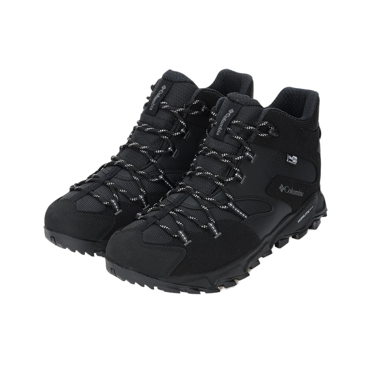 Кроссовки Columbia MID Топ Альпинистское приключение Обувь Мужская Черная Широкая Формат - изображение 3