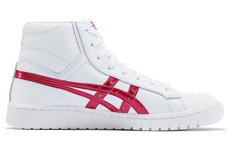 Ретро баскетбольные кроссовки Asics Gel-Ptg White Red - изображение 2