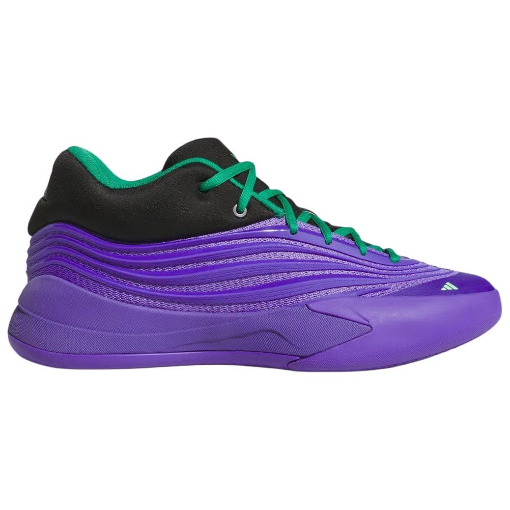 Кроссовки для баскетбола Adidas Dame 10 Low Баскетбольные кроссовки Мужские Фиолетовые Черные - изображение 2
