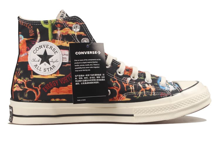 Кеды Twisted Resort x Converse 1970s Chuck Taylor All Star Black Orange - изображение 2
