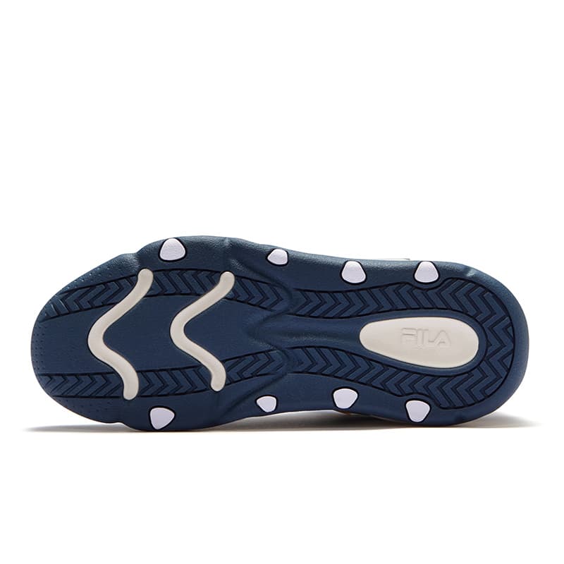Кроссовки для баскетбола FILA FUSION VERTICAL Crack Shoes Низкие Баскетбольные Кроссовки Мужские Белые Синие - изображение 5