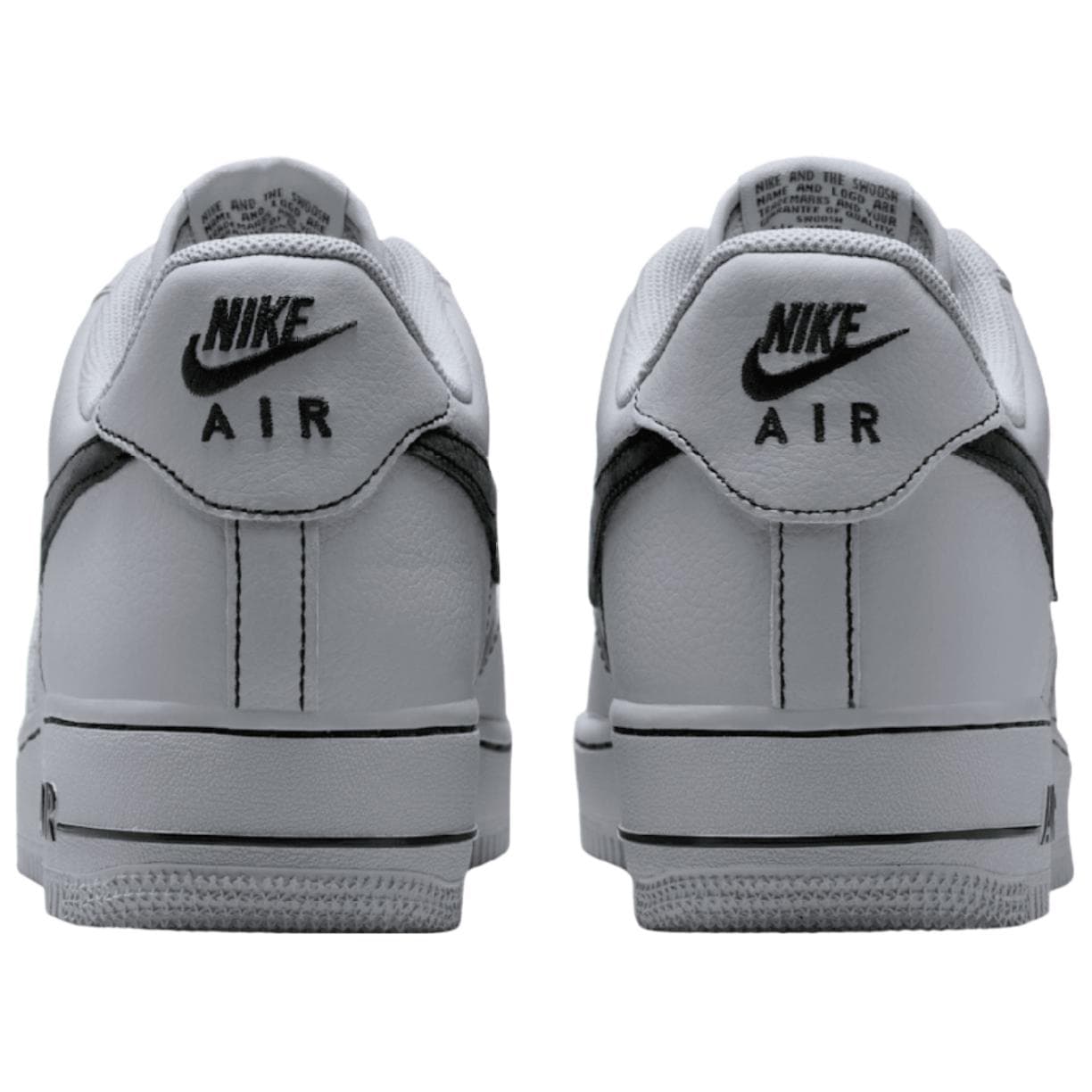 Кроссовки Nike Air Force 1 Кожа Дышащие Низкие Кроссовки для Скейтбординга Мужские Серые - изображение 4