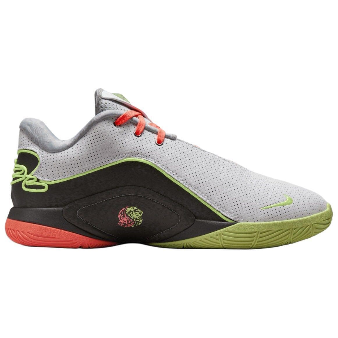 Кроссовки для баскетбола Nike LeBron 22 Противоскользящие Устойчивые к истиранию Низкие Баскетбольные кроссовки Мужские Белые - изображение 2