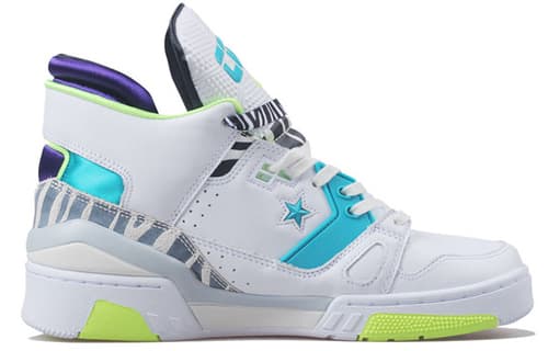 Ретро баскетбольные кроссовки Converse ERX 260 Mid White Blue - изображение 2