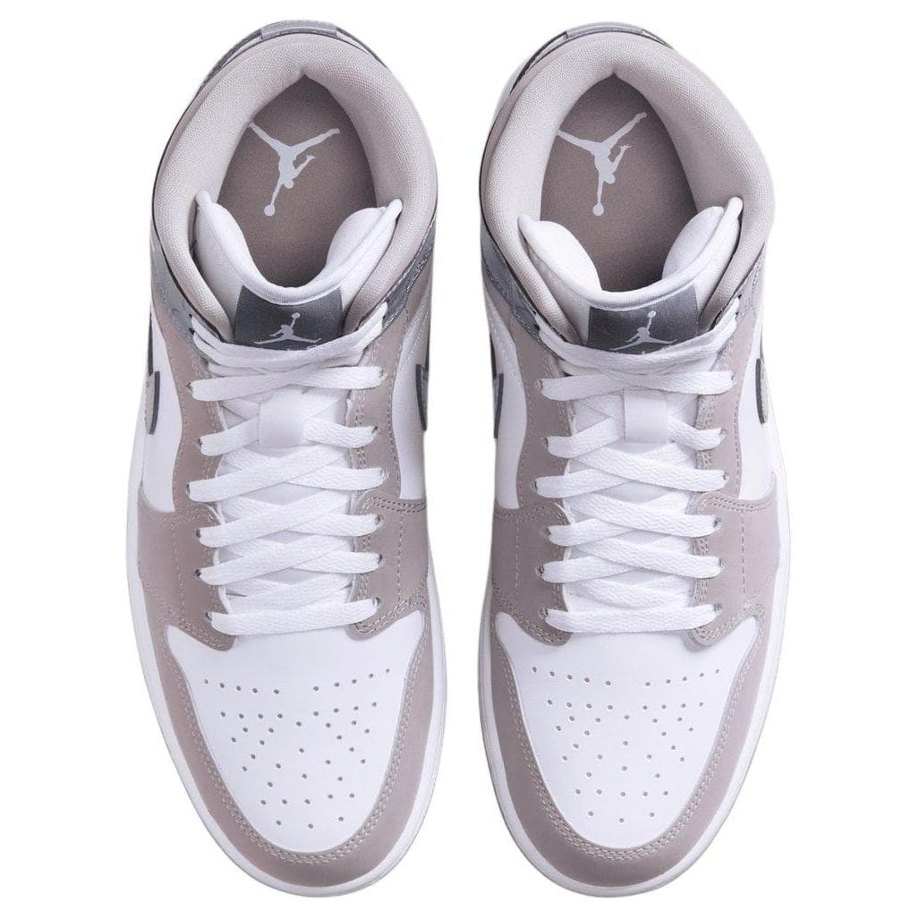 Ретро баскетбольные кроссовки Jordan Air Jordan 1 Mid White - изображение 4