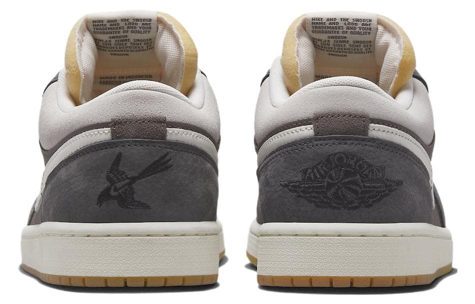 Ретро баскетбольные кроссовки Jordan Air Jordan 1 Low Korea Exclusive Grey White - изображение 5