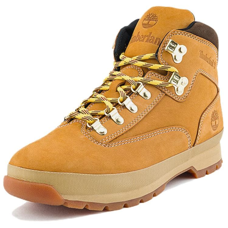 Кроссовки Timberland Противоскользящая Износостойкая MID Топ Альпинистская Обувь Мужская Желтая - изображение 3