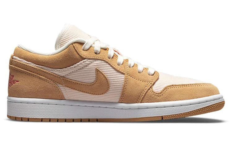 Ретро баскетбольные кроссовки Jordan Air Jordan 1 Low SE "Corduroy" - изображение 2