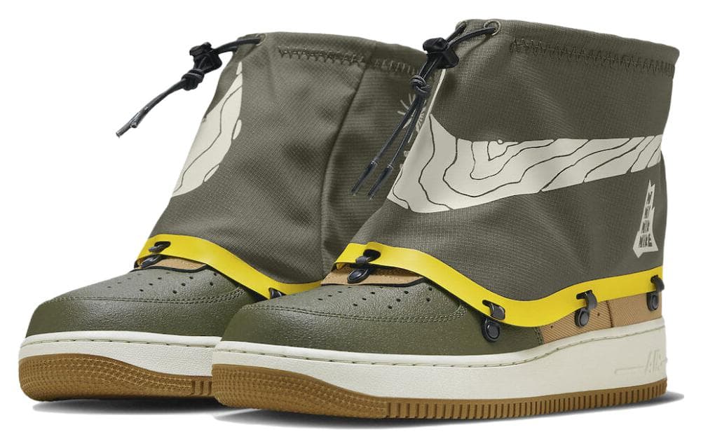 Кроссовки Nike Air Force 1 Low Brown Green — фото 4