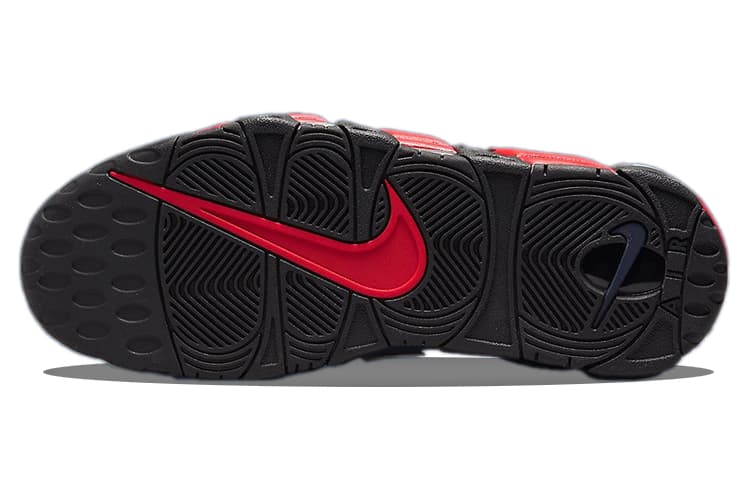 Кроссовки для баскетбола Nike Air More Uptempo Black Red Blue - изображение 6