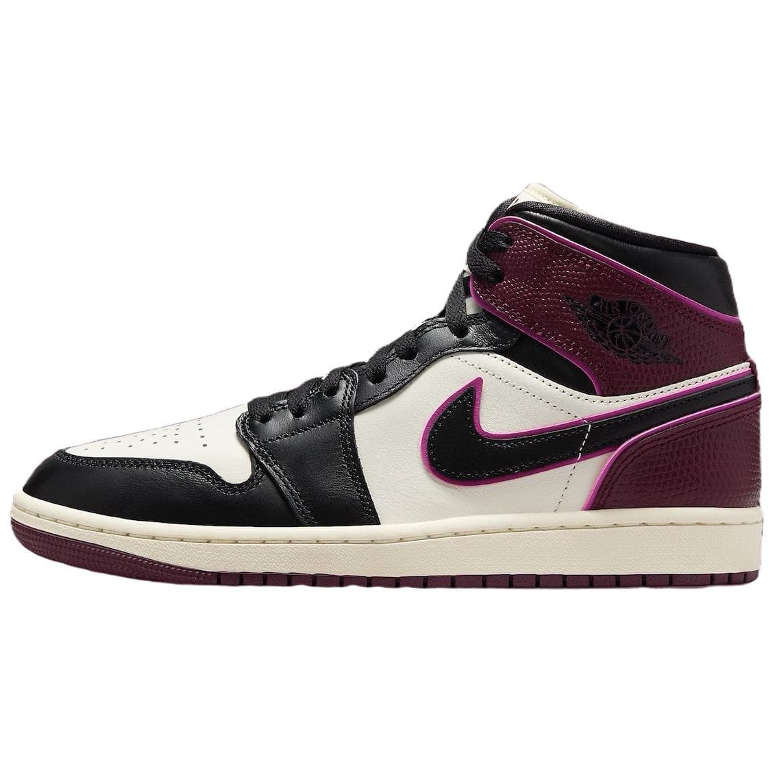 Ретро баскетбольные кроссовки Jordan Air Jordan 1 Mid "Bordeaux" - изображение 1