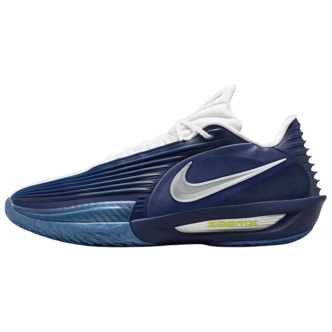 Кроссовки для баскетбола Nike GT Cut 3 Turbo Ткань Low Топ Баскетбольные кроссовки Унисекс Сине-белый - изображение 1