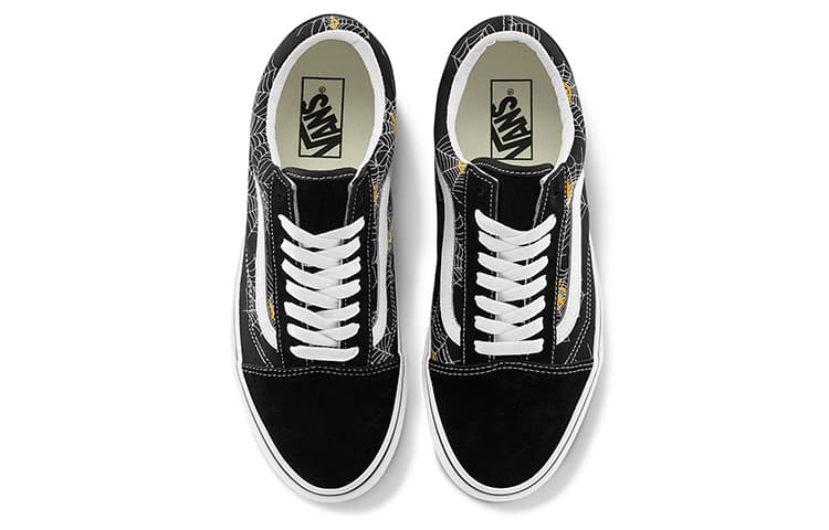 Кроссовки Vans Old Skool Black White Yellow - изображение 3