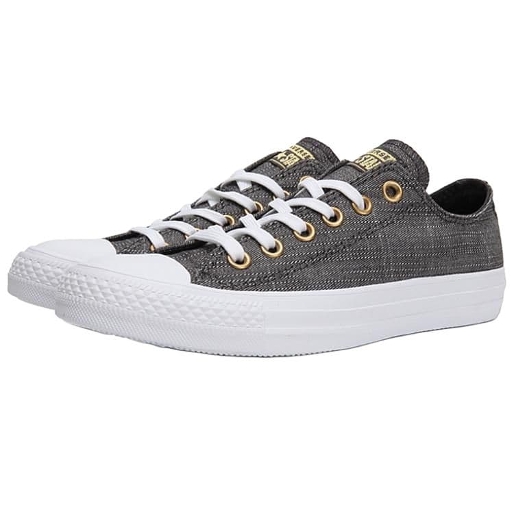 Кеды Converse Chuck TAYLOR Удобные Низкие Кеды Женские Серые - изображение 3