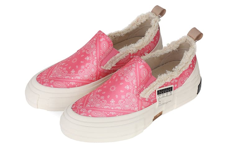 Кроссовки xVESSEL G.O.P. Paisley Pink Slip On - изображение 3