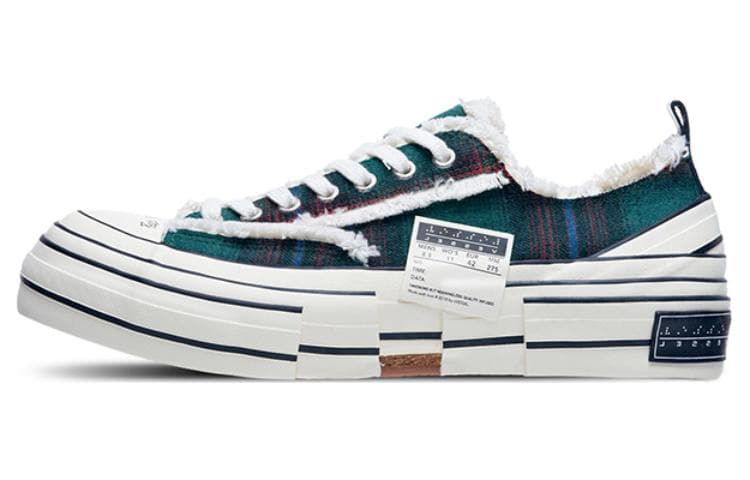 Кеды xVESSEL Forrest Green Plaid - изображение 1