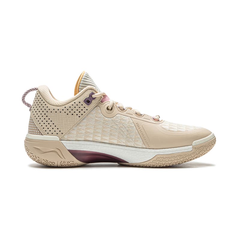 Кроссовки для баскетбола Li-Ning Wade Phantom 6 Удобно и модно Универсальный Лоу-топы Баскетбольные кроссовки Мужской Экрю - изображение 2