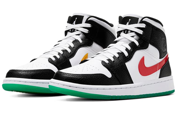 Ретро баскетбольные кроссовки Jordan Air Jordan 1 Mid Alternate Swooshes - изображение 3