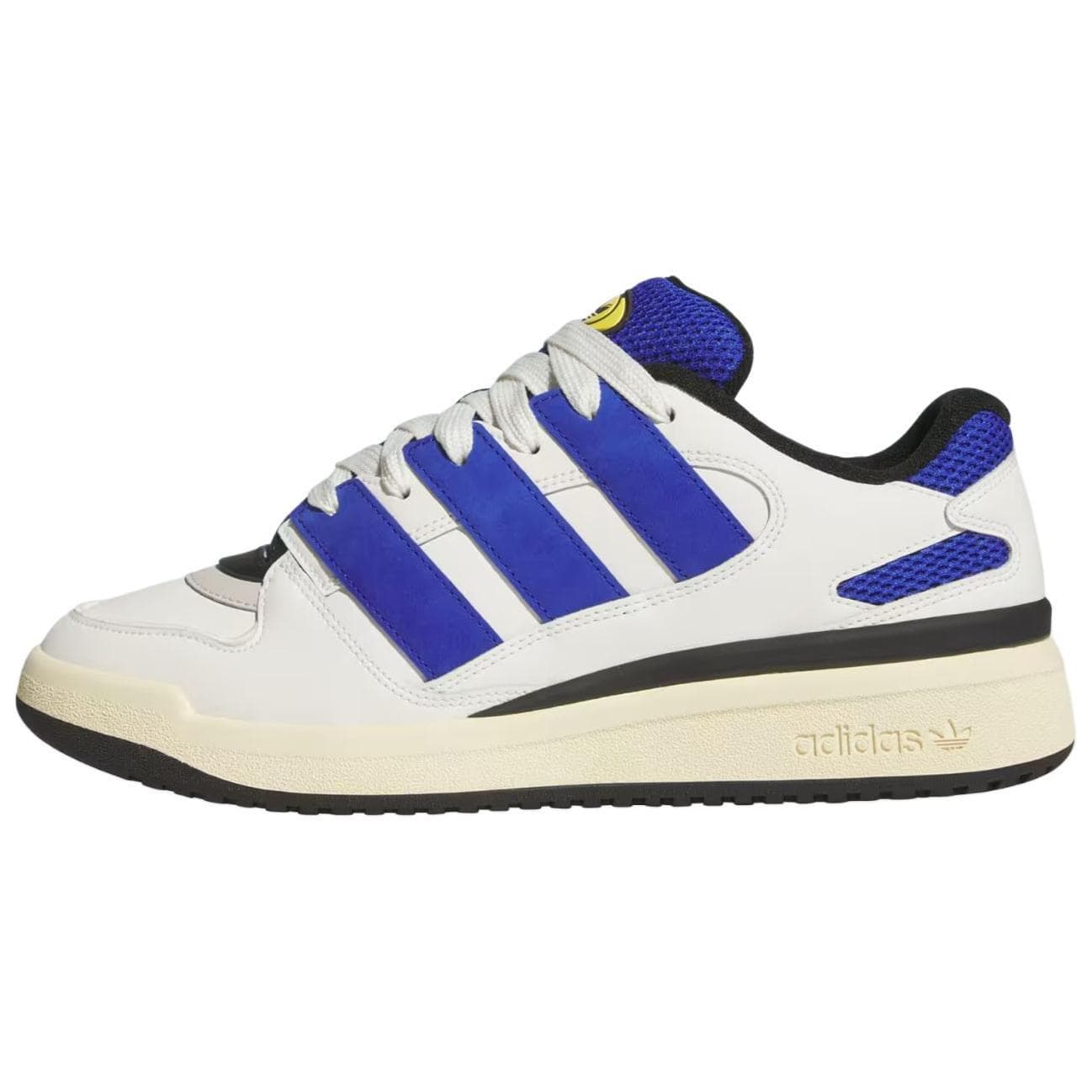 Кроссовки для баскетбола Adidas Originals FORUM 2000 Мягкий и Комфортный Устойчивый к Износу Низкие Баскетбольные Кроссовки Унисекс Белый Синий - изображение 1