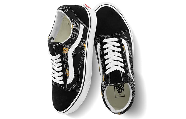 Кроссовки Vans Old Skool Black White Yellow - изображение 4