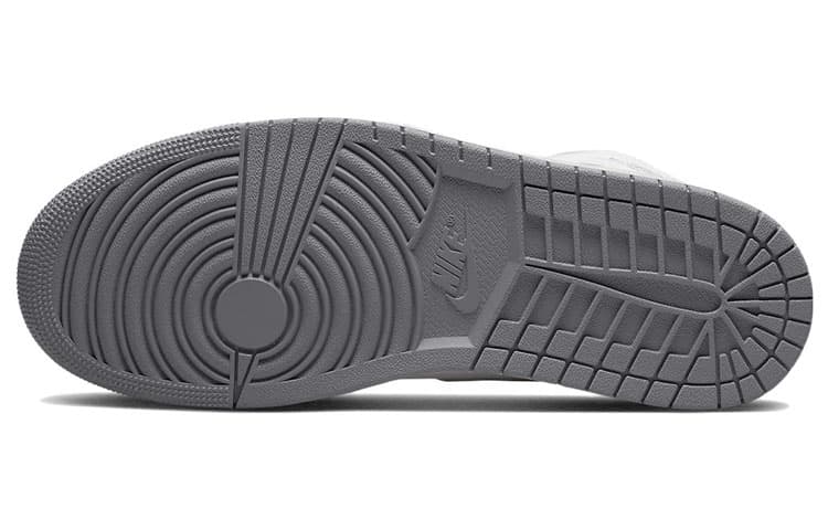 Ретро баскетбольные кроссовки Jordan Air Jordan 1 Mid "Vintage Grey" - изображение 6