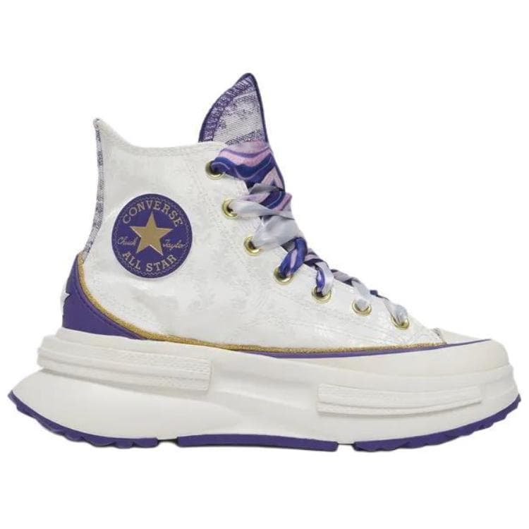 Кеды Converse Run Star Legacy CX удобные универсальные износостойкие хай-топы кеды женские белый фиолетовый - изображение 2
