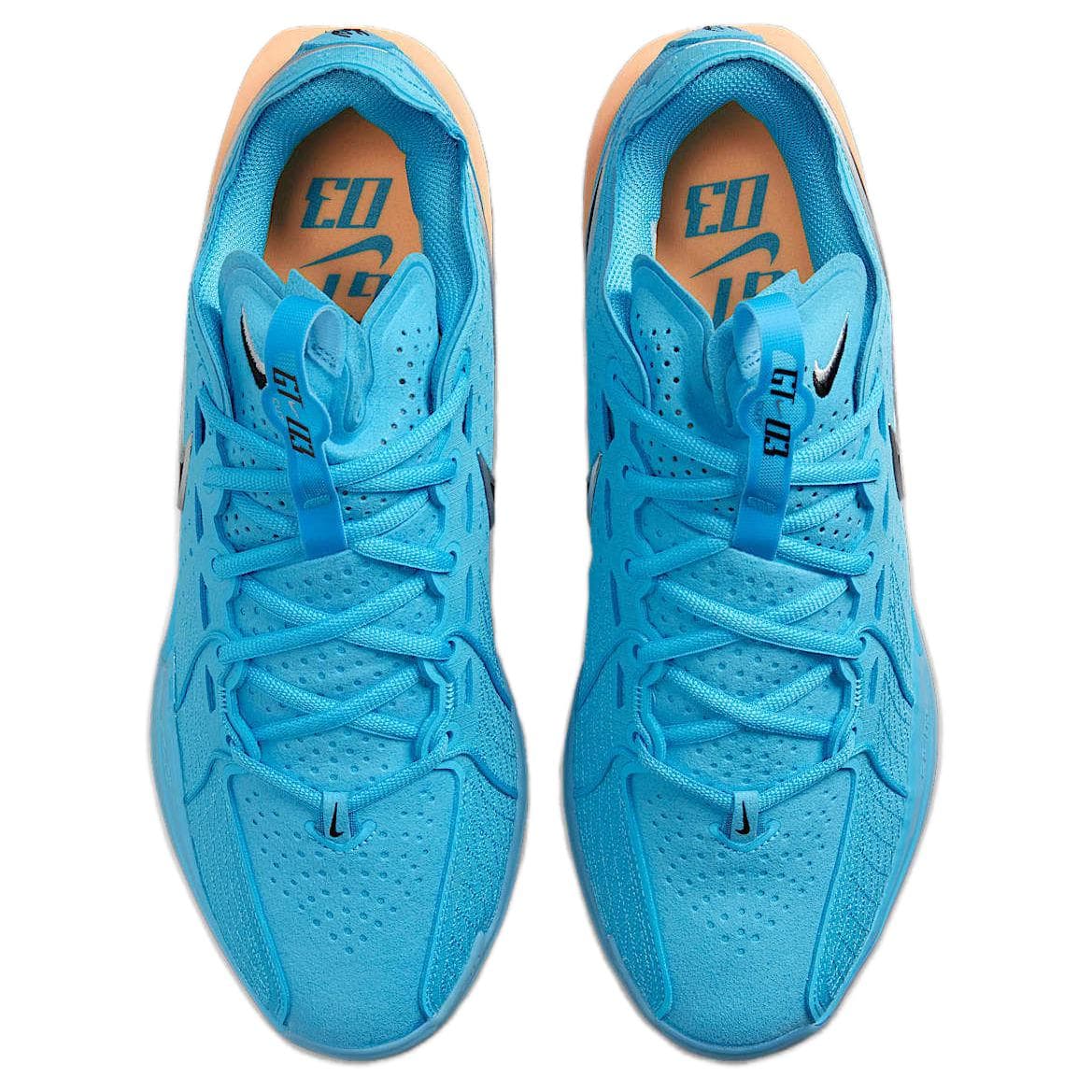 Кроссовки для баскетбола Nike G.T. Cut 3 Противоскользящие Устойчивые к истиранию Низкие Баскетбольные кроссовки Мужские Синий Черный - изображение 4