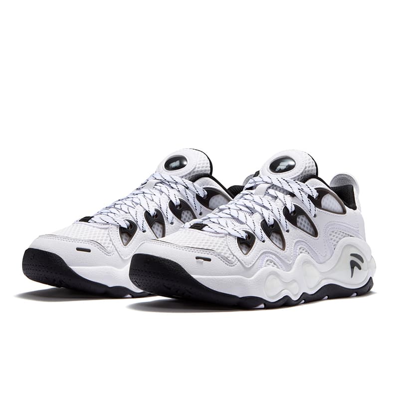 Ретро баскетбольные кроссовки FILA FUSION VERTICAL Crack Shoes Текстиль Синтетическая кожа Модный тренд Низкие кеды Ретро баскетбольные кроссовки - изображение 2