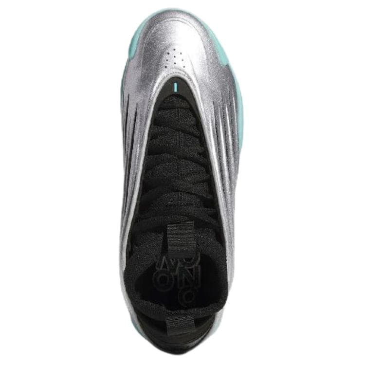 Кроссовки для баскетбола Adidas Harden Vol.9 Удобный MID Топ Баскетбольные кроссовки Унисекс Серебристo-черный - изображение 5