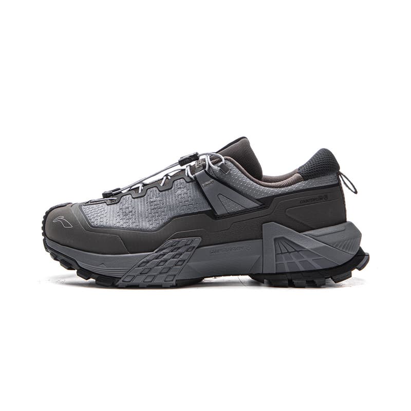 Кроссовки Li-Ning LINING Cloud На открытом воздухе CF Su Xingchuan Pro Удобная модная амортизация противоскользящая износостойкая термозащитная обувь низкой высоты походная мужская серая - изображение 1