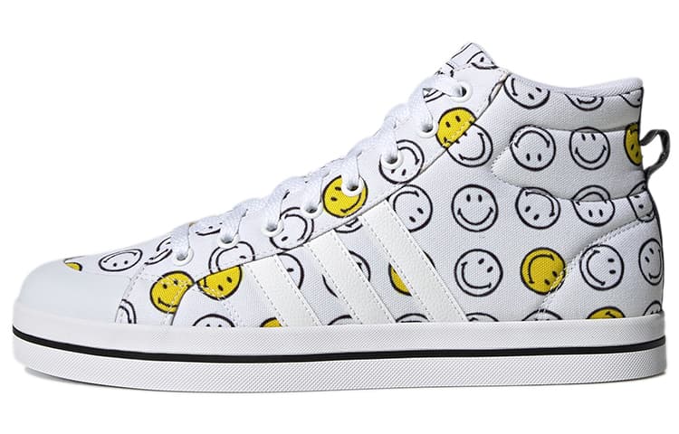 Кроссовки SMILEY x adidas neo Bravada White Yellow Black - изображение 1