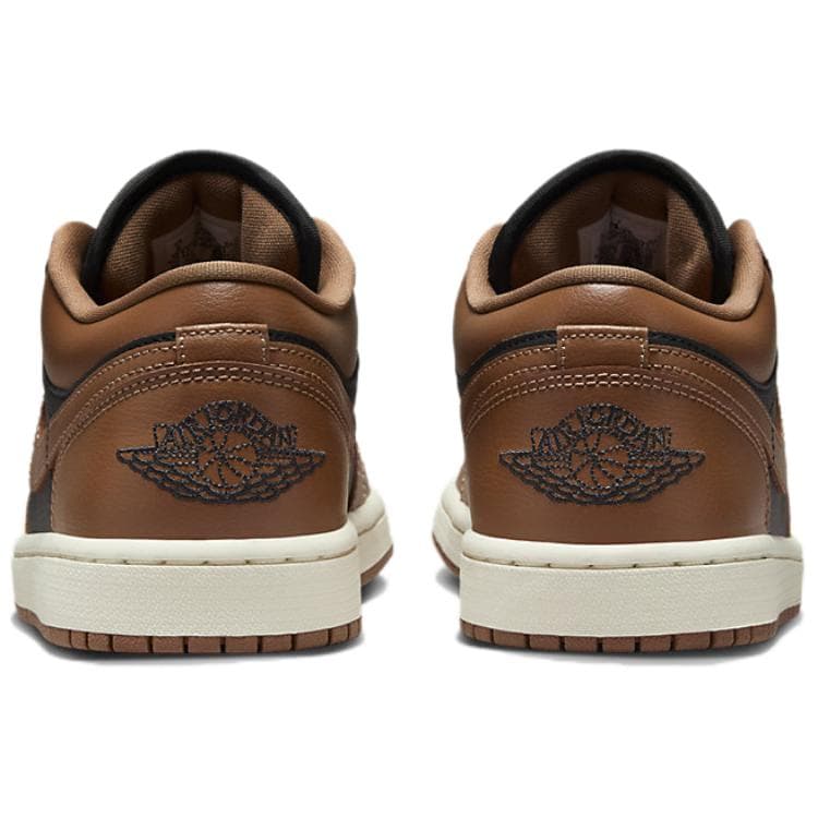 Ретро баскетбольные кроссовки Jordan Air Jordan 1 Low WMNS "Archaeo Brown" — фото 4