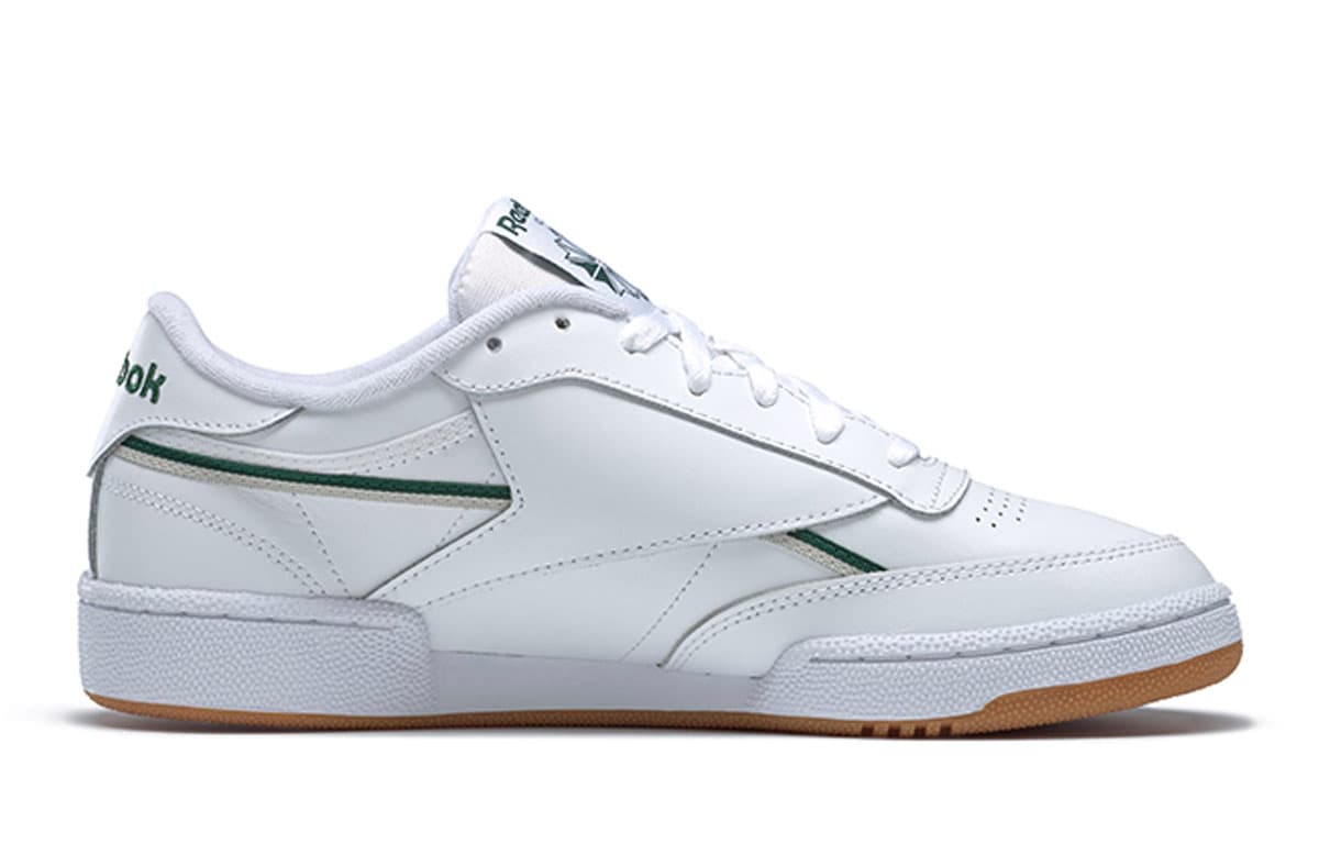Кроссовки Reebok Club C 85 White Green - изображение 2