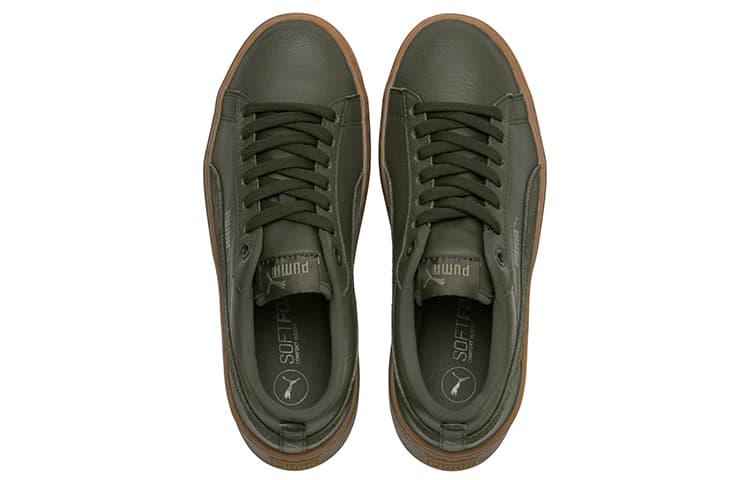 Кроссовки PUMA Smash Platform Olive - изображение 4
