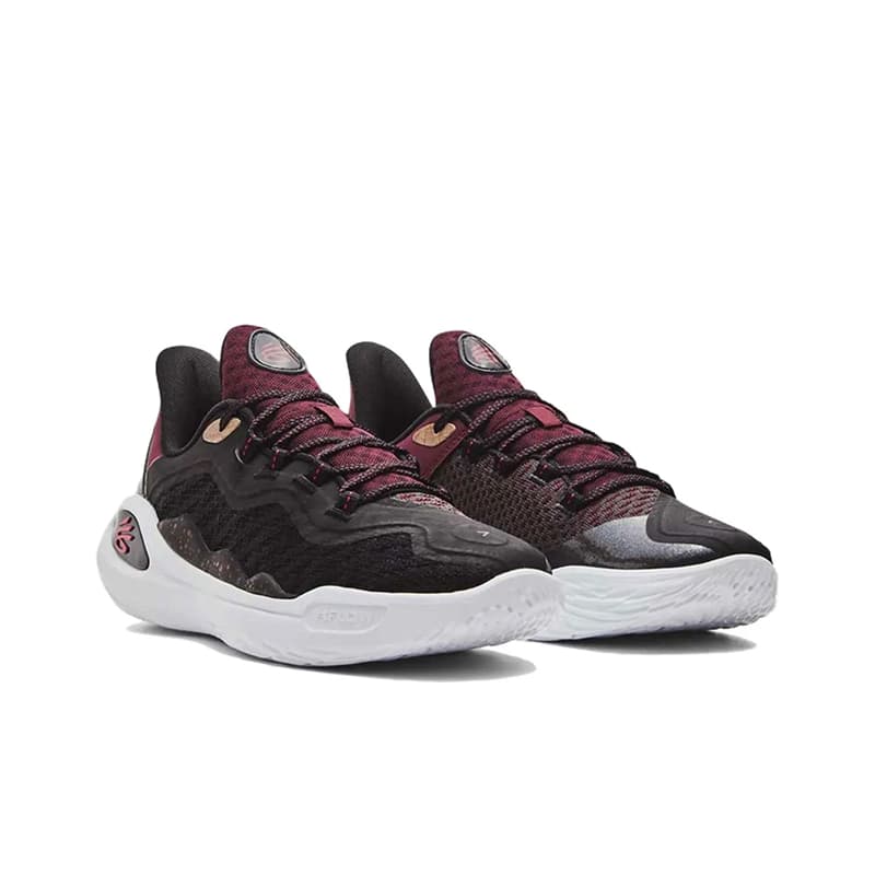 Кроссовки для баскетбола Under Armour Curry 11 Износостойкие и Легкие Низкие Баскетбольные Кроссовки Унисекс Черные - изображение 3